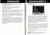 Premier Manager II Inner Cover