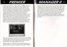 Premier Manager II Inner Cover