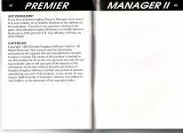 Premier Manager II Inner Cover