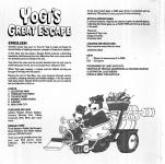 Yogi's Great Escape Inner Cover