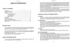 Sim City: Terrain Editor Inner Cover