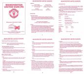 Manchester United Europe Inner Cover