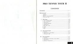 Pro Tennis Tour II Inner Cover