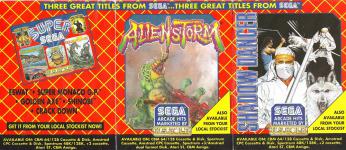 Alien Storm Inner Cover