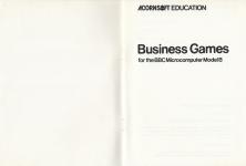 Business Games Inner Cover