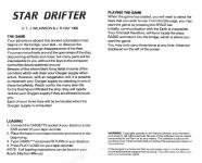 Star Drifter Inner Cover