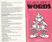 Learn About Words Inner Cover