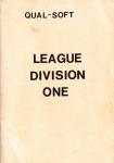 League Division One Inner Cover