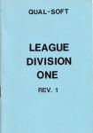 League Division One Inner Cover