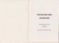 The Nature Park Adventure Inner Cover