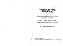 The Nature Park Adventure Inner Cover