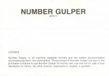 Number Gulper Inner Cover