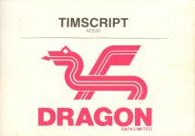 Timscript Inner Cover