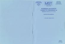 MST Business Accounts Inner Cover