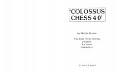 Colossus Chess 4 Inner Cover