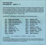 Factfile 500: Arithmetic Inner Cover