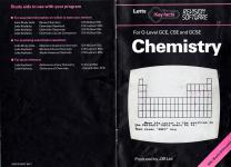 Chemistry Inner Cover