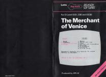 The Merchant Of Venice Inner Cover