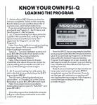 Know Your Own Psi-Q Inner Cover