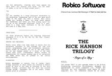 Saga Of A Spy: The Rick Hanson Trilogy Inner Cover