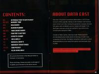 Data East Collection 1 Inner Cover