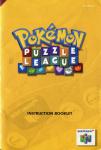 Pokémon Puzzle League Inner Cover