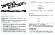 Marble Madness Deluxe Edition Inner Cover