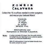 Zombie Calavera Prologue Inner Cover