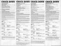 Crack Down Inner Cover