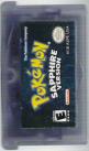 Pokémon Sapphire Version ROM Cart Media