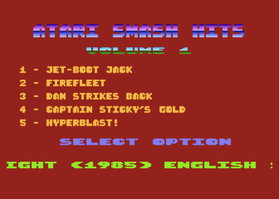 Atari Smash Hits Volume 1