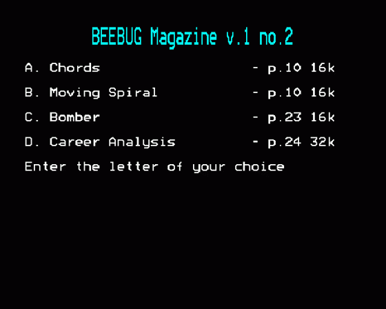 Beebug Volume 1 Number 2