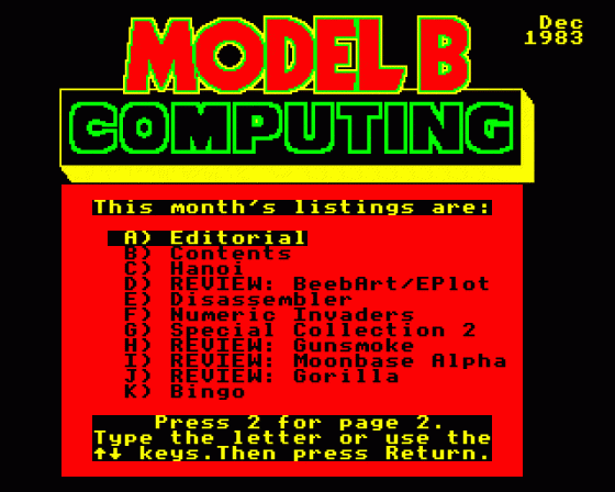 Model B Computing 2