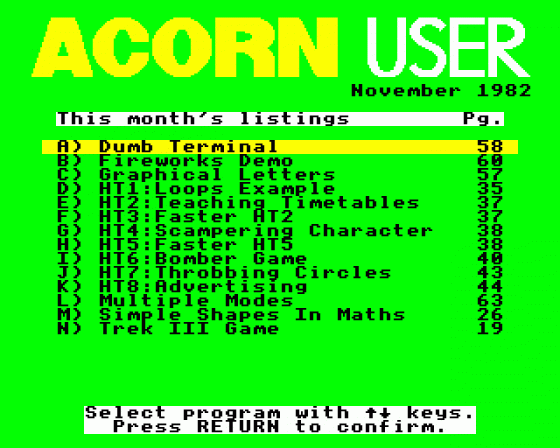 Acorn User #004 (11.1982)