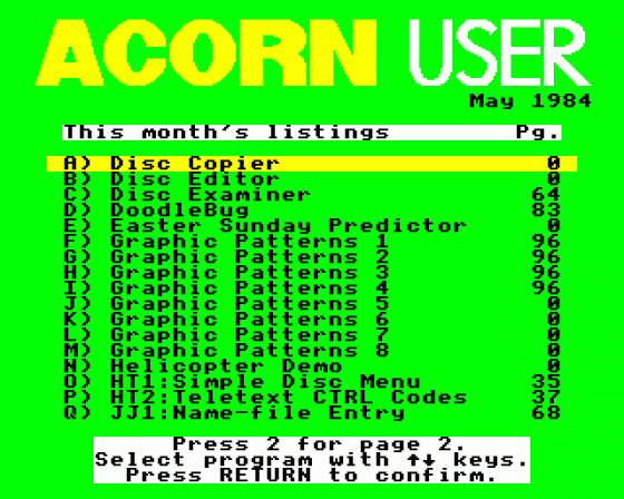 Acorn User #022 (05.1984)