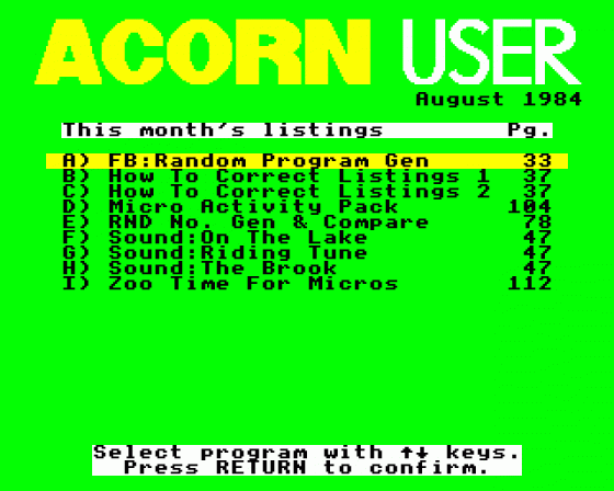 Acorn User #025 (08.1984)