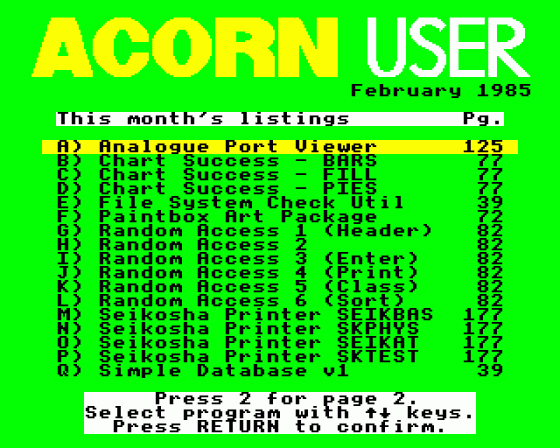 Acorn User #031 (02.1985)