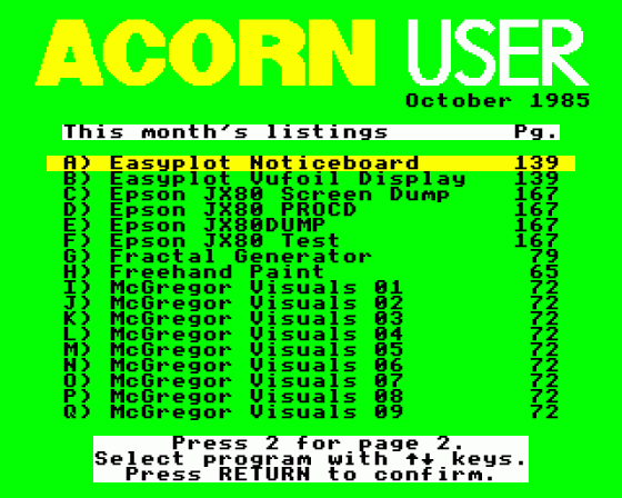 Acorn User #039 (10.1985)