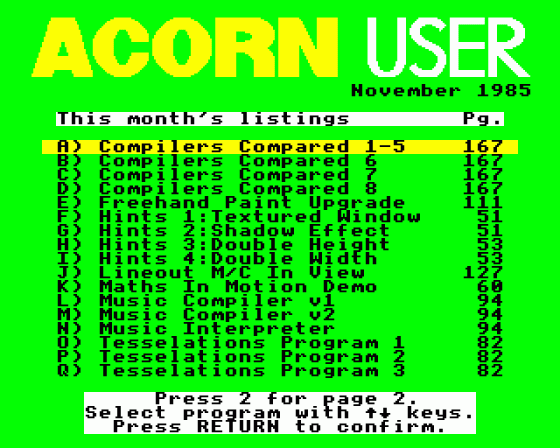 Acorn User #040 (11.1985)