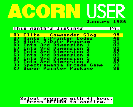 Acorn User #042 (01.1986)