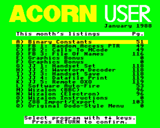 Acorn User #066 (01.1988)