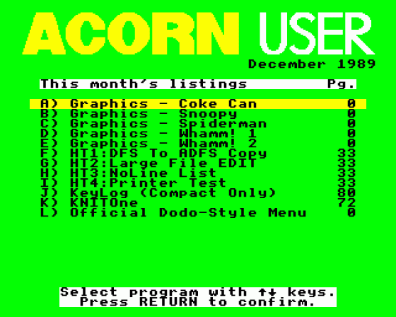 Acorn User #089 (12.1989)