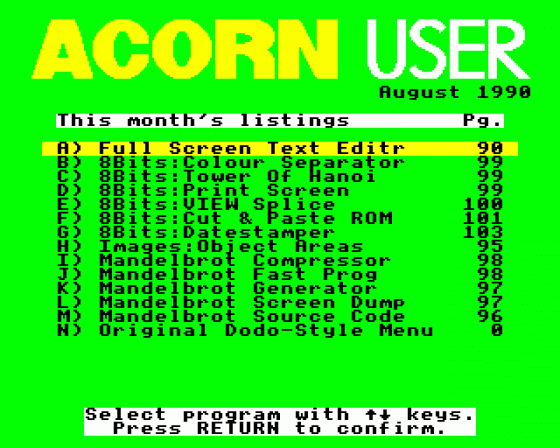 Acorn User #097 (08.1990)