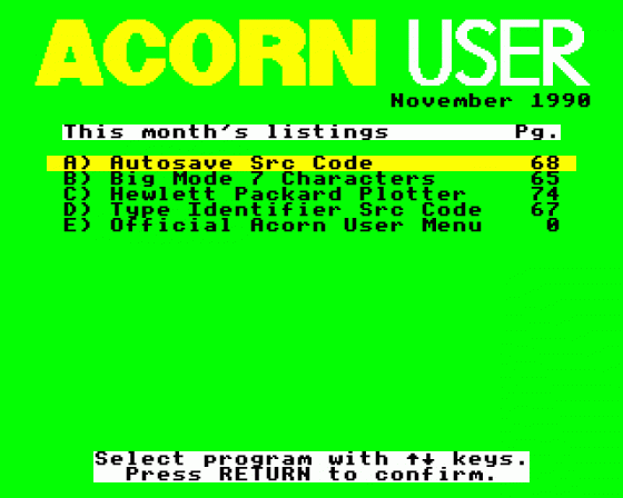 Acorn User #100 (11.1990)