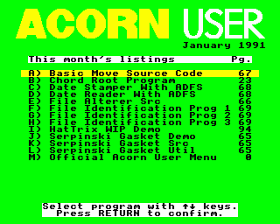 Acorn User #102 (01.1991)