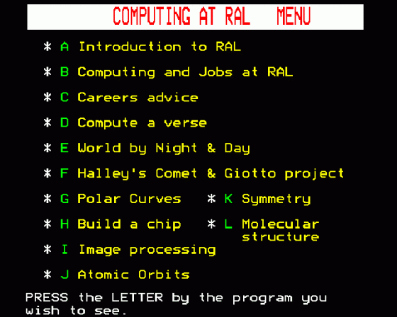 Computing At The Rutherford Appleton Library