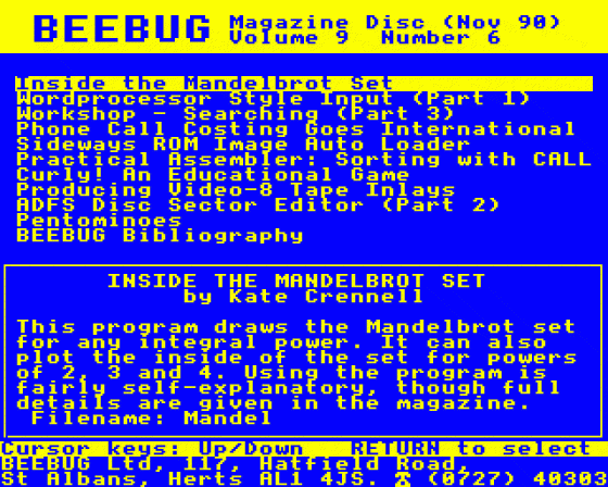 Beebug Volume 9 Number 6