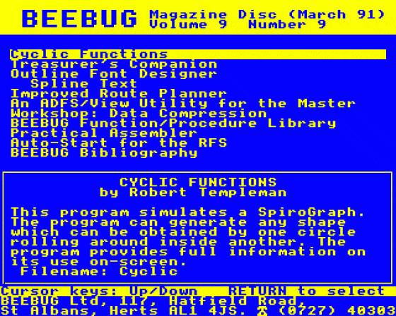 Beebug Volume 9 Number 9