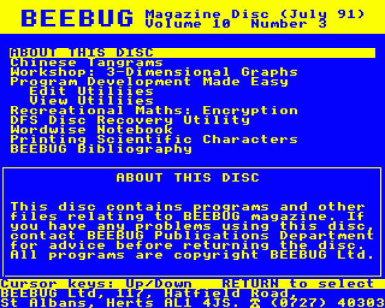 Beebug Volume 10 Number 3