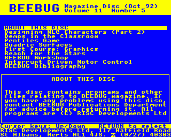 Beebug Volume 11 Number 5